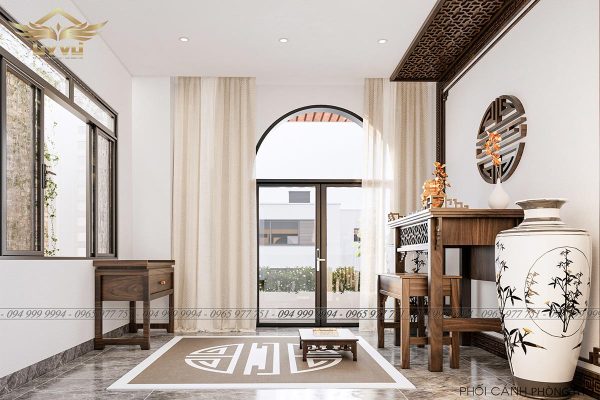 Nhà anh Hà - Phối cảnh phòng thờ T3