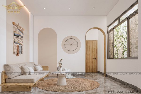 Phối cảnh phòng SHC nhà anh Hà