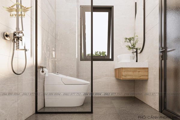 Nhà anh Hà - phối cảnh WC T2