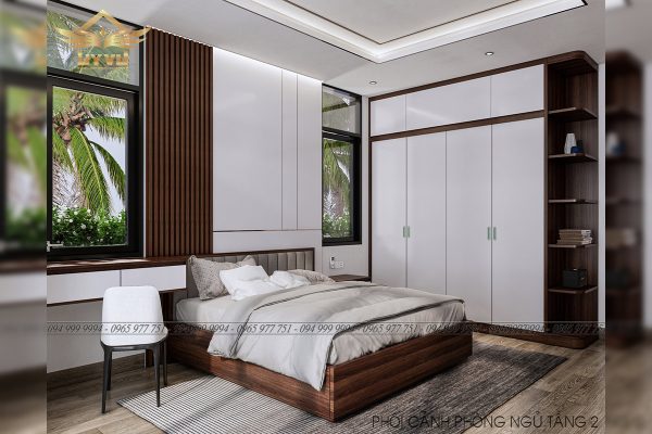 Phối cảnh phòng ngủ 2