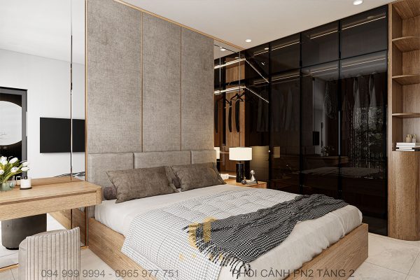 Mẫu nhà P'House hiện đại, tiện nghi với phòng ngủ sang trọng