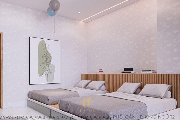 Phòng ngủ cho con nhỏ đầy tiện nghi tại H'House