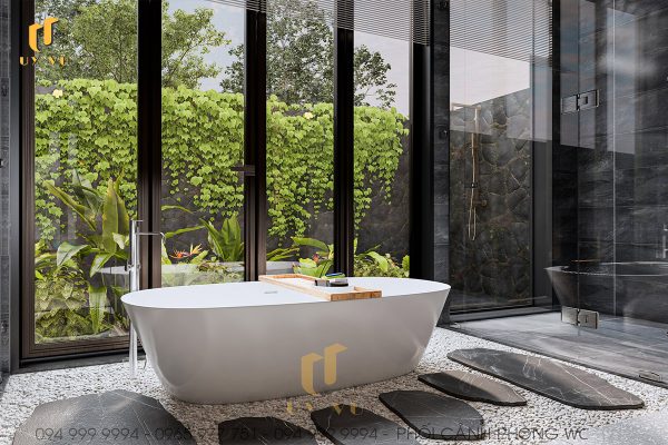 Phối cảnh phòng WC anh Vỹ