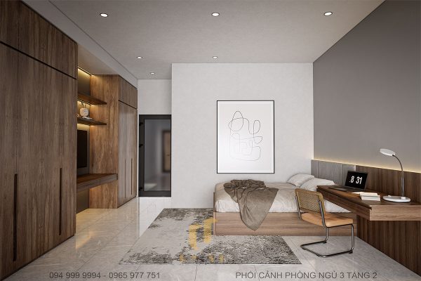 Màu sắc kết hợp hài hoà, ấm cúng