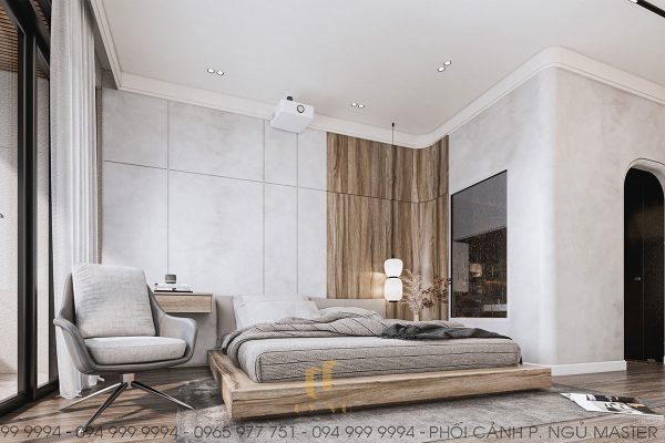 Khu vực ngủ rộng rãi, thoải mái và đầy đủ tiện nghi