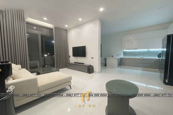 Phòng khách biệt thự nhà chị Hương