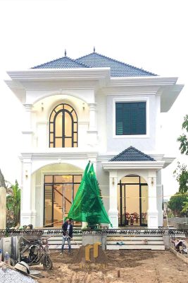 Thi công hoàn thiện Công trình biệt thự anh Luật