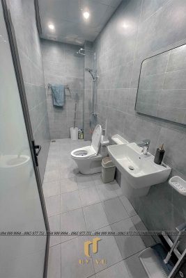 Thi công WC biệt thự chị Hương
