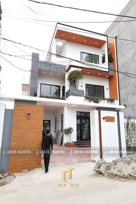 Thi công biệt thự của nhà anh Thiêm