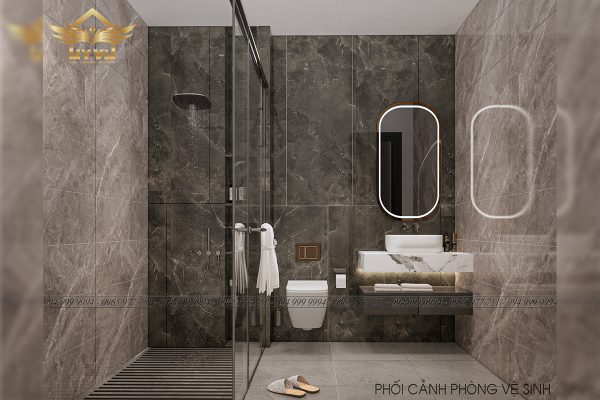 Wc phòng tắm Master