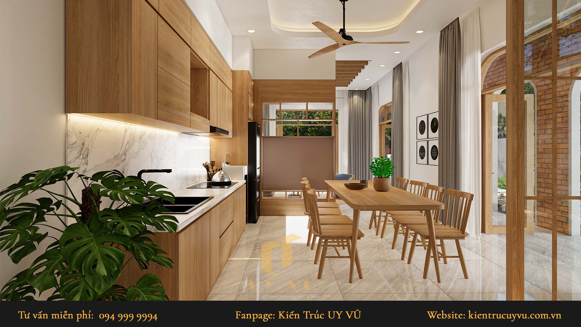 Cách bố trí nhà bếp nhỏ tiết kiệm không gian, hiện đại Mẫu nhà bếp chữ I trong bố trí nhà bếp diện tích nhỏ
