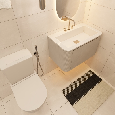 WC tầng 3 được thiết kế đầy đủ công năng