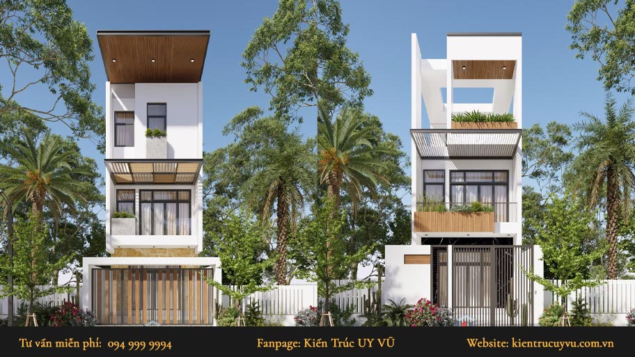Mẫu thiết kế nhà đẹp 3 tầng ấn tượng, chuyên nghiệp