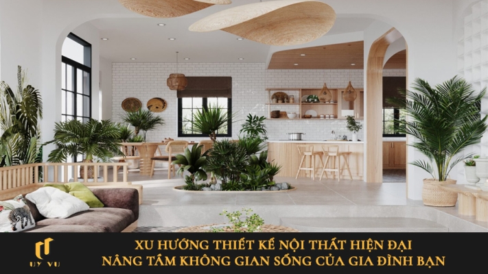 Phong cách thiết kế nội thất hiện đại