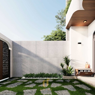 Phối cảnh sân vườn nhà Nam Duyên