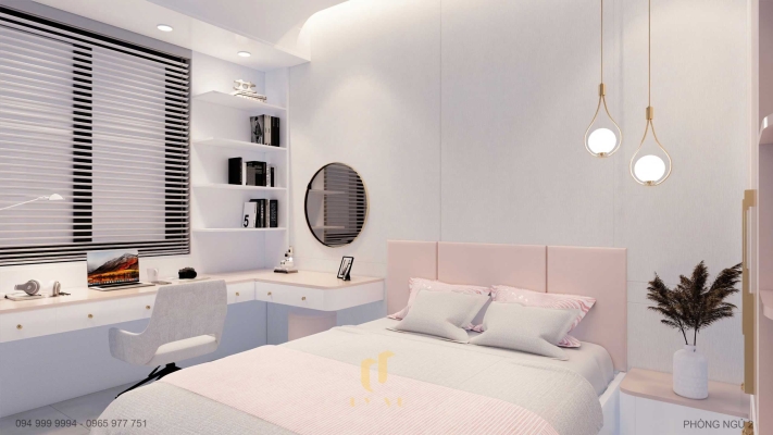 Phối cảnh phòng ngủ 2 nhà Nam Duyên