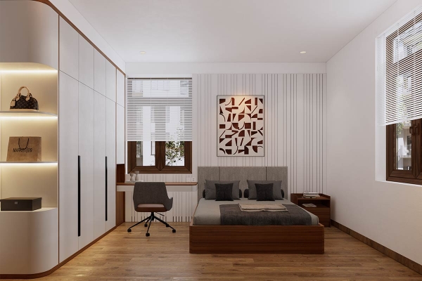 Thiết kế phòng ngủ 2 tầng 2 - view 4