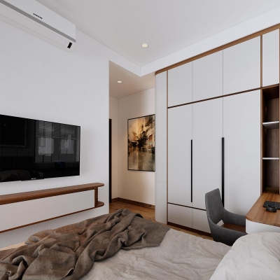 Phối cảnh phòng ngủ 3 view 2