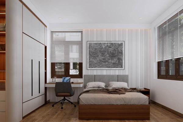 Phòng ngủ 3 view 3 nhà chị Mai Lạng Sơn