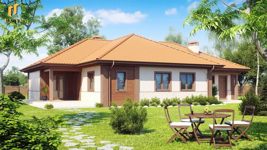 Điểm qua 99+ mẫu nhà cấp 4 đẹp, giá rẻ xu hướng mới được ưa thích Mẫu nhà cấp 4 với thiết kế thanh thoát và những khu vườn rợp bóng cây, mỗi góc của ngôi nhà đều toát lên vẻ đẹp hài hòa và yên bình