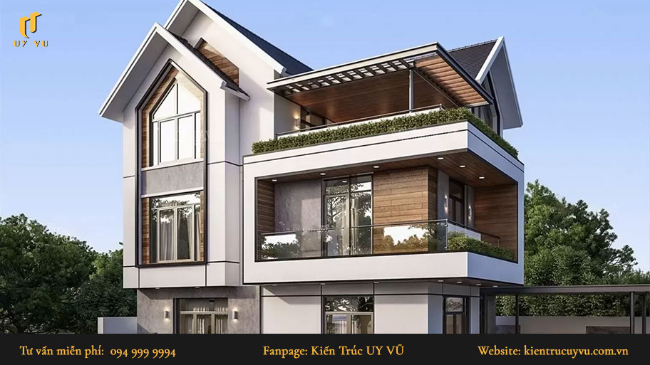 nhà đẹp thiết kế đơn giản mái Thái