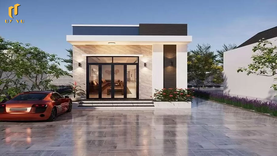 Điểm qua 99+ mẫu nhà cấp 4 đẹp, giá rẻ xu hướng mới được ưa thích Mẫu nhà cấp bốn chữ I được xây dựng rộng rãi, tiện nghi