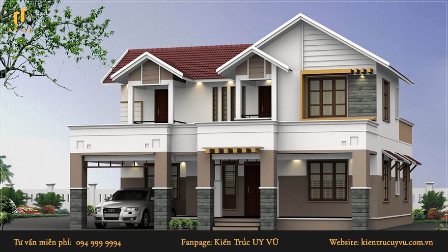 Mẫu nhà 2 tầng đẹp