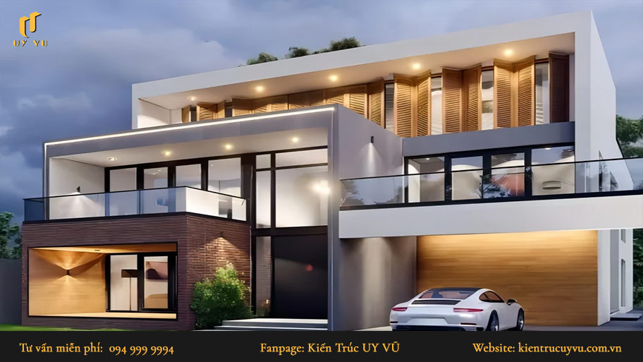thiết kế nhà đẹp 2 tầng