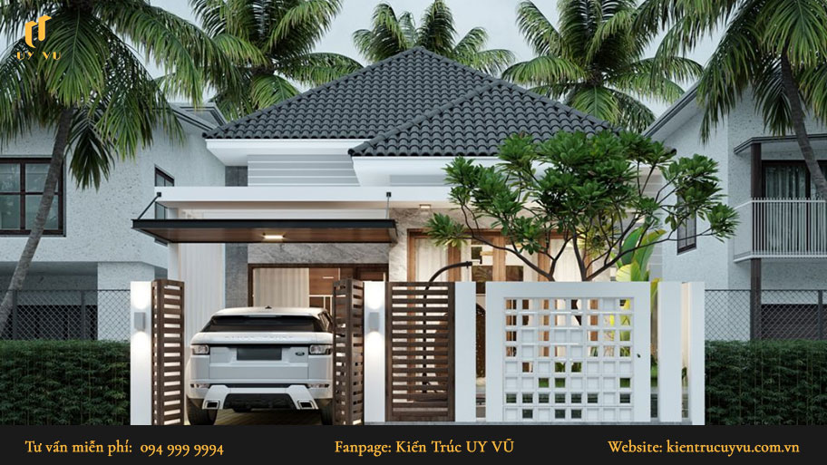 nhà đơn giản mà đẹp 1 tầng