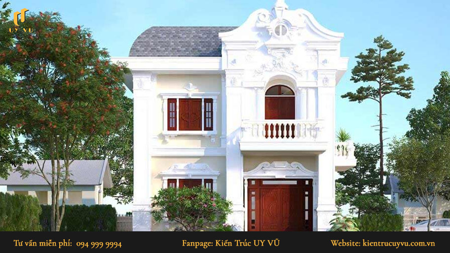 mẫu nhà phố đẹp phong cách tân cổ điển