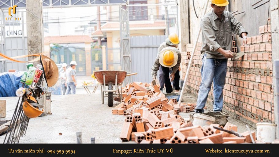 Lựa chọn vật liệu thi công nhà phố