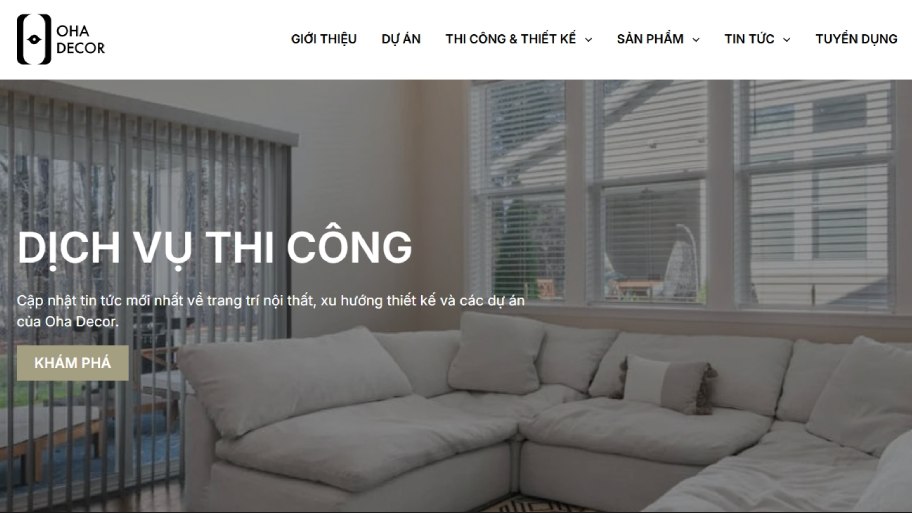 Top 11+ Công ty thiết kế xây dựng uy tín và lớn nhất tại Đà Nẵng website công ty công ty xây dựng Đà Nẵng Oha Decor