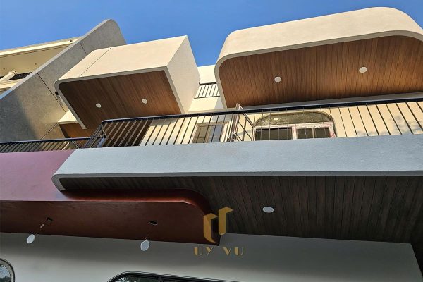 Bề mặt sơn tường hiệu ứng nhà anh Quang