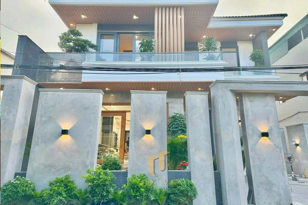 Hình ảnh biệt thự chị Mai sau hoàn thiện