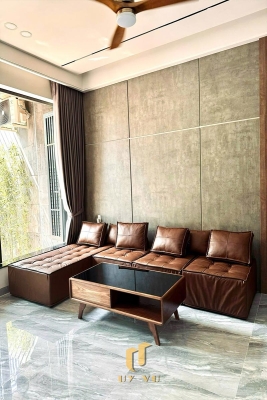 Không gian phòng khách nhà anh Vũ SG