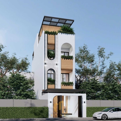 2-Phối cảnh mặt tiền nhà anh Ca Đà Nẵng