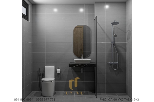 8. Phòng wc tầng 1 nhà anh Ca Đà Nẵng