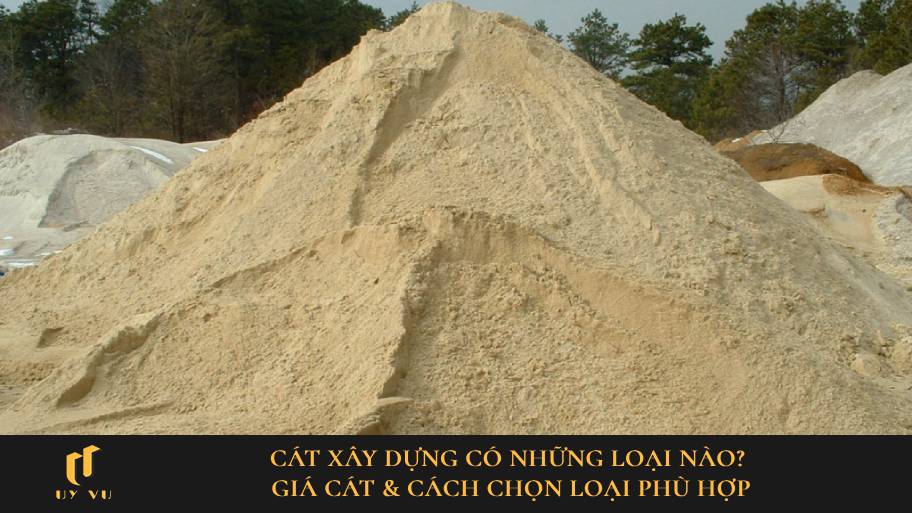 cát xây dựng
