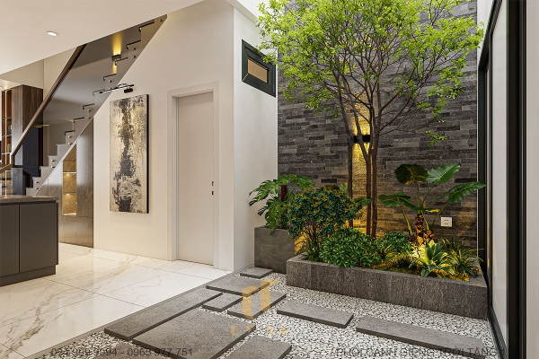 Nhà anh Tuấn tại không gian giếng trời