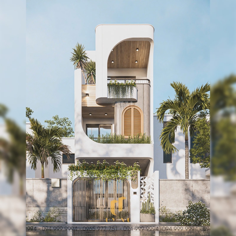 phối cảnh mặt tiền nhà anh cường