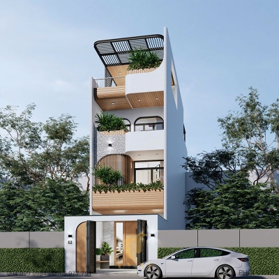 phối cảnh sáng tạo nhà chị lệ chi