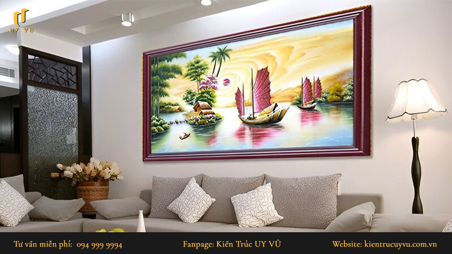 Danh sách 10+ tranh phong thủy hút tài lộc và thịnh vượn cho gia đình vị trí đặt tranh treo tường phong thủy