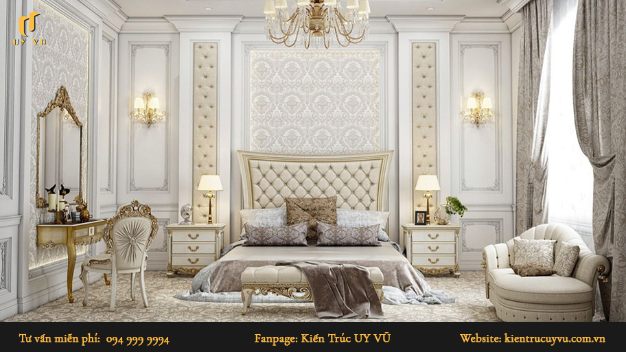 Thiết kế nội thất tân cổ điển: Khái niệm, đặc trưng & mẫu thiết kế đẹp Thiết kế nội thất tân cổ điện toát lên sự sang trọng và quý phải cho căn phòng.