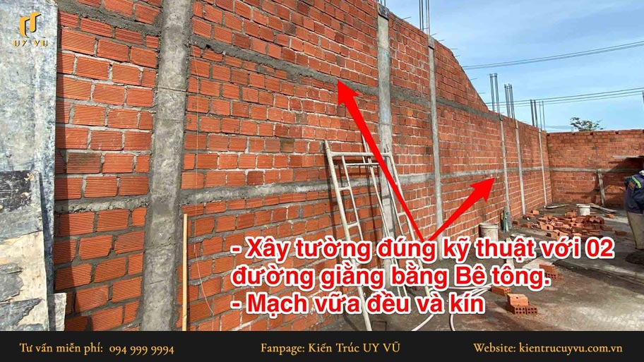 Giằng tường là gì? Tìm hiểu cách thi công giằng tường đúng kỹ thuật Kinh nghiệm trong việc bố trí giằng tường