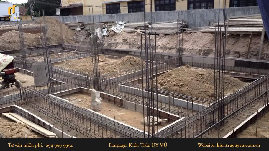 Móng băng là gì? Khái niệm, cấu tạo, ưu nhược điểm và cách thi công Quy trình thi công móng băng