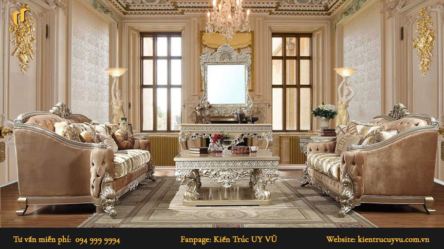 Thiết kế nội thất cổ điển - Khái niệm, ưu nhược điểm & các thiết kế đẹp Thiết kế nội thất cổ điển tinh tế và tỉ mỉ trong từng chi tiết.