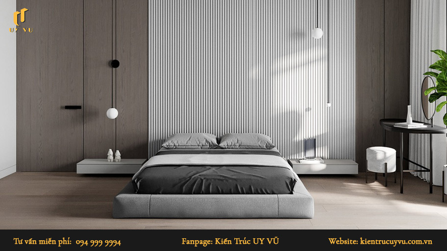 Phong cách thiết kế nội thất tối giản: Khái niệm & mẫu thiết kế đẹp Tối ưu đồ nội thất trong phòng ngủ.