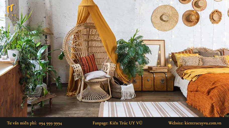 Khám phá các phong cách thiết kế nội thất phổ biến, hợp xu hướng Phong cách thiết kế kiểu bohemian