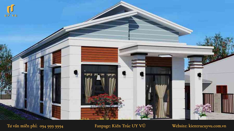 Tổng hợp 55+ mẫu nhà cấp 4 đẹp giá rẻ 500 triệu được yêu thích nhất Mẫu nhà cấp 4 đẹp giá rẻ mái lệch