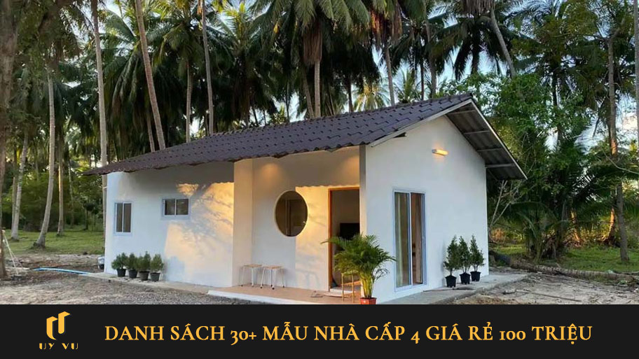 Mẫu nhà cấp 4 giá rẻ 100 triệu